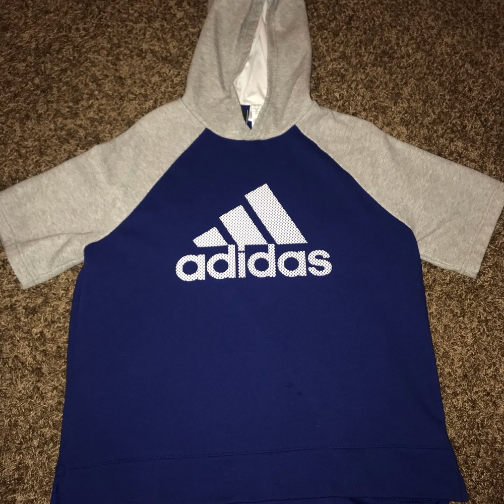 Adidas Short Sleeve Hoodie
